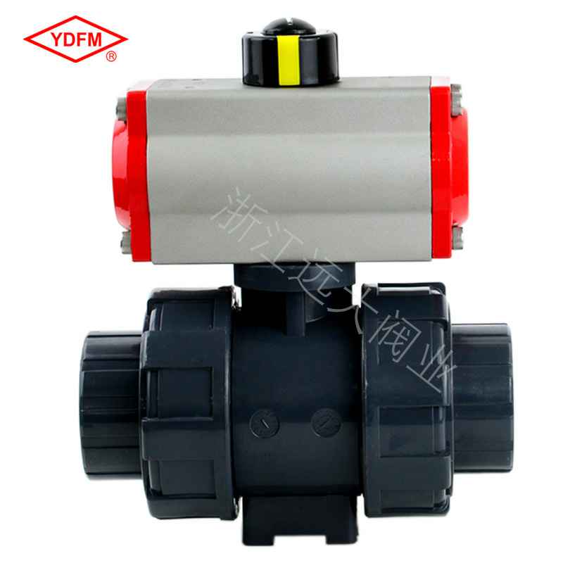 气动UPVC直通球阀